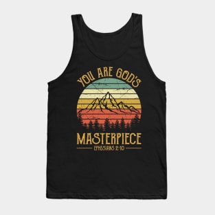 Vintage Christian You Are God's Masterpiece Tank Top